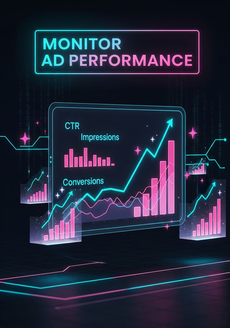 Monitor Ad Performance — CTR, Impressions, Conversions
